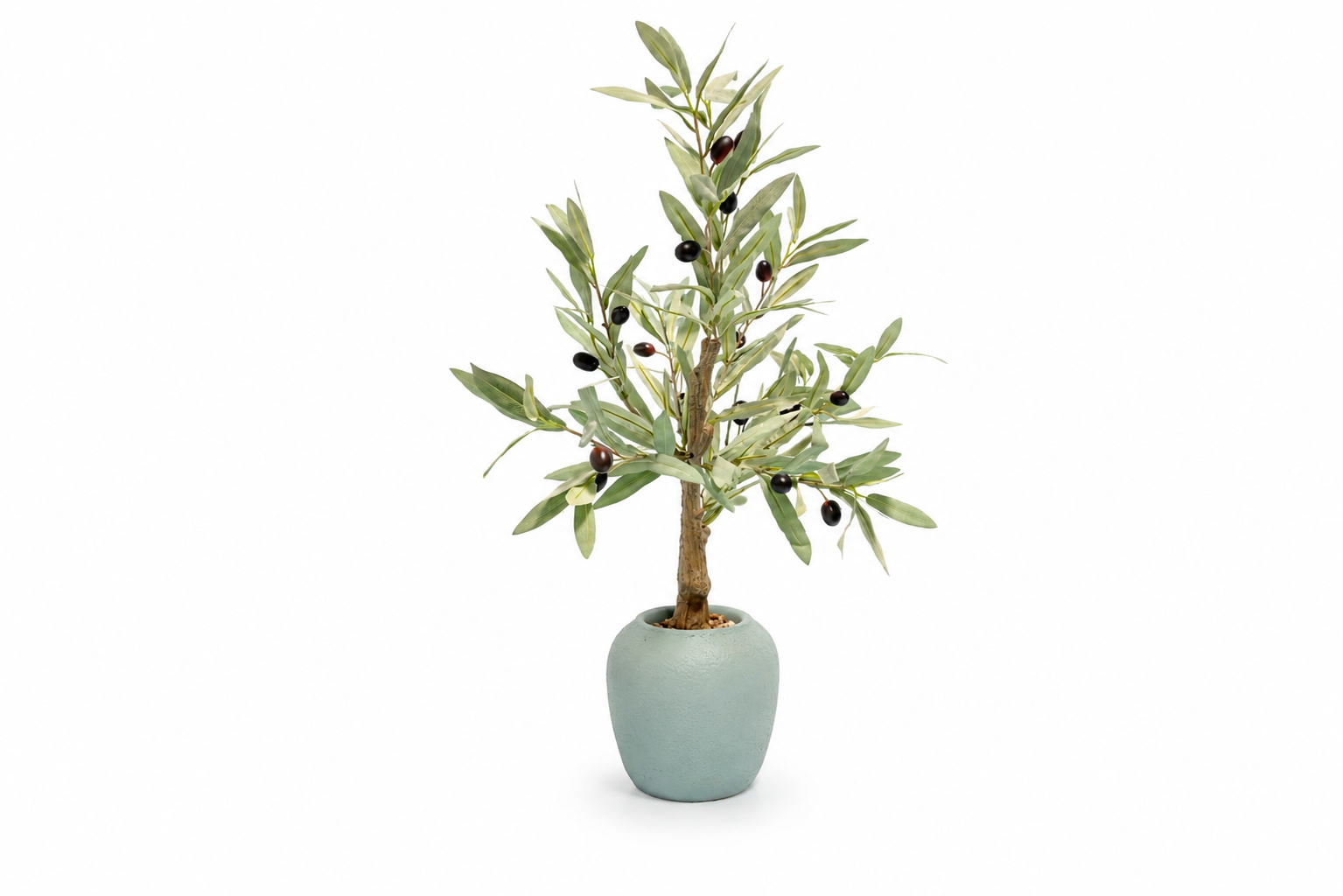 Artificial Olive Tree in Decorative Pot